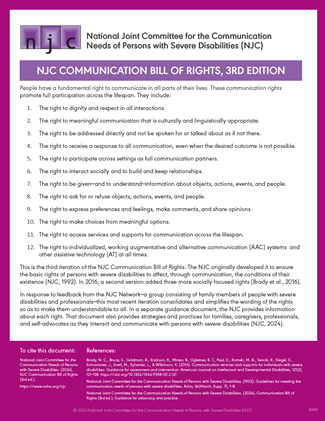 Communication Bill of Rights