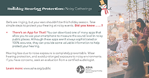 Holiday Hearing Protection: Noisy Gatherings